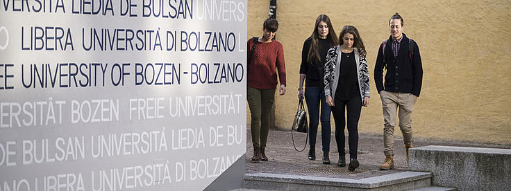 Studierende der Uni Bozen.
