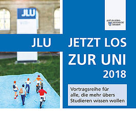 Werbung für die JLU.