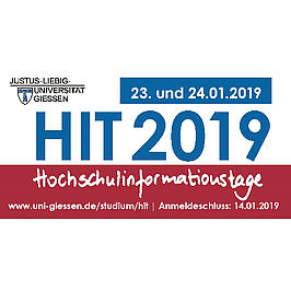 Werbung für die Hochschulinformationstage.