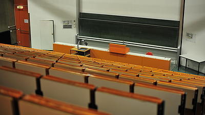 Hörsaal der Uni Würzburg